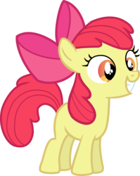 Size: 6231x7825 | Tagged: safe, artist:pinkiepie30, apple bloom, g4, absurd resolution, female, simple background, solo, transparent background, vector