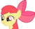 Size: 6000x4907 | Tagged: safe, artist:psychoanalyticbrony, apple bloom, g4, absurd resolution, female, simple background, solo, transparent background, vector