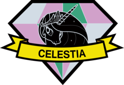 Size: 4367x3000 | Tagged: safe, artist:th3anim8er, princess celestia, pony, g4, crossover, female, logo, mare, metal gear, metal gear solid, simple background, solo, transparent background, vector