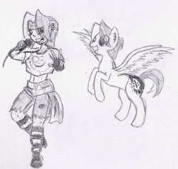 Size: 918x870 | Tagged: safe, artist:wryte, oc, oc only, oc:songbreeze, human, canter girls, contest, female, humanized