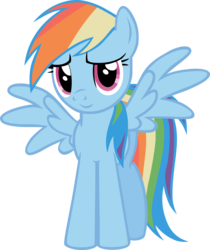Size: 4191x5000 | Tagged: safe, artist:vectorvector, rainbow dash, pegasus, pony, g4, absurd resolution, cute, dashabetes, female, simple background, solo, transparent background, vector