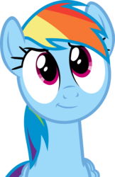 Size: 3105x4779 | Tagged: safe, artist:austiniousi, rainbow dash, g4, mmmystery on the friendship express, my little pony: friendship is magic, cute, dashabetes, eyes, female, simple background, solo, transparent background, vector