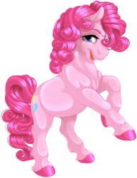 Size: 802x1037 | Tagged: safe, artist:kittehkatbar, pinkie pie, g4, female, simple background, solo, transparent background