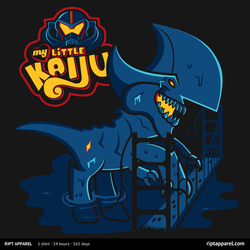 Size: 800x800 | Tagged: safe, kaiju, clothes, detailed, pacific rim, ponified, t-shirt, trespasser