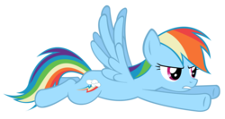 Size: 2696x1433 | Tagged: safe, artist:masterrottweiler, rainbow dash, g4, female, simple background, solo, transparent background, vector