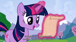 Size: 640x355 | Tagged: safe, screencap, twilight sparkle, a canterlot wedding, g4, my little pony: friendship is magic, female, solo, youtube caption