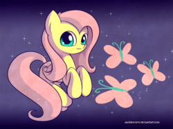 Size: 800x596 | Tagged: safe, artist:andrewc691, fluttershy, g4, :3, female, solo