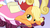 Size: 640x355 | Tagged: safe, screencap, applejack, earth pony, unicorn, g4, horn, ponyville spa, youtube caption