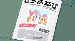 Size: 640x355 | Tagged: safe, screencap, apple bloom, scootaloo, sweetie belle, g4, cutie mark crusaders, youtube caption