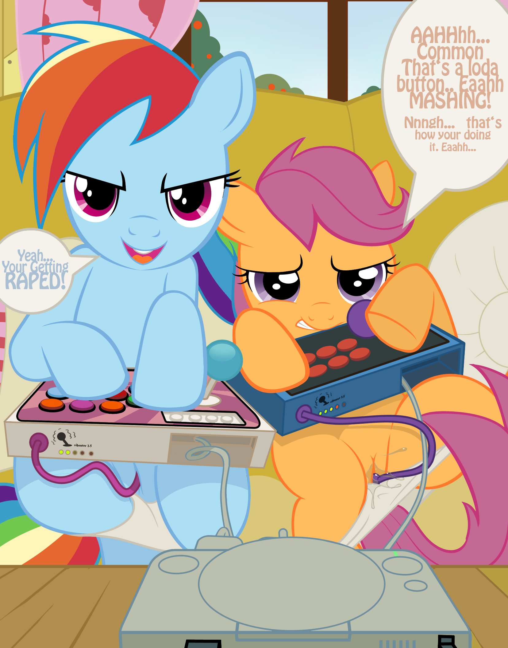 My Little Pony Scootaloo Porn - 363950 - artist:tricksta, clothes, couch, cute, cute porn ...
