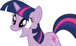 Size: 7302x4438 | Tagged: safe, artist:tim015, twilight sparkle, g4, the cutie mark chronicles, absurd resolution, female, happy, simple background, smiling, solo, transparent background, vector