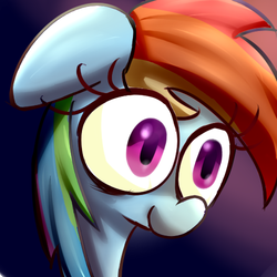 Size: 500x500 | Tagged: safe, artist:senx, rainbow dash, g4, female, solo