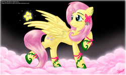 Size: 875x525 | Tagged: safe, artist:shadowcatkirara, fluttershy, g4, female, solo