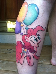 Size: 1936x2592 | Tagged: safe, pinkie pie, human, g4, /mlp/, balloon, irl, irl human, photo, solo, tattoo