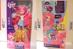 Size: 2400x1600 | Tagged: safe, pinkie pie, equestria girls, g4, box art, female, irl, photo, ponied up, toy