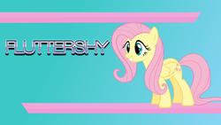 Size: 1920x1080 | Tagged: safe, artist:divideddemensions, fluttershy, g4, female, simple background, solo, vector, wallpaper