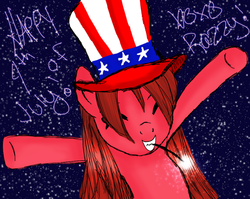 Size: 900x718 | Tagged: safe, artist:lastrhapsody, oc, oc only, 4th of july, american independence day, independence day, solo, united states