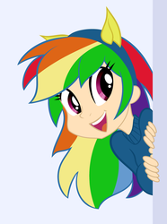 Size: 2236x3000 | Tagged: safe, rainbow dash, equestria girls, g4, cute, female, humanized, meme, solo, that fucking cat, that fucking dash