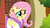 Size: 640x355 | Tagged: safe, screencap, fluttershy, g4, hurricane fluttershy, my little pony: friendship is magic, female, hives, implied kissing, pony pox, solo, youtube caption