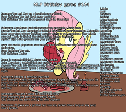 Size: 1800x1600 | Tagged: safe, applejack, derpy hooves, dinky hooves, discord, fluttershy, king sombra, pinkie pie, queen chrysalis, rainbow dash, rarity, sweetie belle, trixie, twilight sparkle, g4, birthday game, exploitable meme