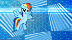 Size: 2560x1440 | Tagged: safe, artist:game-beatx14, artist:mrlolcats17, rainbow dash, g4, female, solo, wallpaper