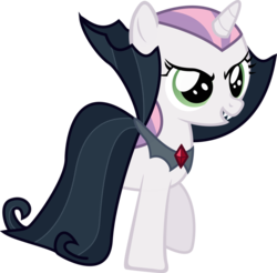 Size: 900x884 | Tagged: safe, artist:lightningtumble, sweetie belle, vampire, g4, clothes, costume, female, simple background, solo, transparent background, vector