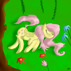 Size: 900x900 | Tagged: safe, artist:ragingturnip, fluttershy, g4, best pony, female, solo