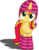 Size: 3463x4400 | Tagged: safe, artist:halcoon-145, sunset shimmer, pony, unicorn, g4, clothes, female, hat, looking at you, socks, sockset shimmer, solo, striped socks