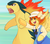 Size: 1280x1120 | Tagged: safe, artist:spittfireart, spitfire, pony, typhlosion, g4, bipedal, crossover, hat, pokémon