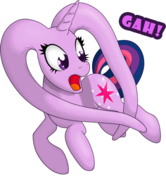 Size: 1746x1853 | Tagged: safe, artist:xonxt, twilight sparkle, pony, twi'lek, unicorn, g4, female, open mouth, pun, shocked, simple background, solo, species swap, star wars, transparent background, twi'lek sparkle, visual pun, wide eyes