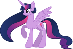 Size: 5561x3714 | Tagged: safe, artist:syekun, twilight sparkle, alicorn, pony, g4, absurd resolution, female, mare, simple background, solo, transparent background, twilight sparkle (alicorn), vector