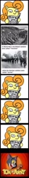 Size: 475x2871 | Tagged: safe, carrot top, golden harvest, earth pony, pony, g4, british, exploitable meme, female, german, jerry mouse, mare, meme, newspaper, newspaper meme, realization, soldier, the more you know, tom and jerry, tom cat, world war ii