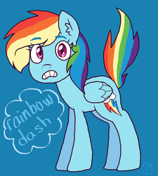 Size: 768x855 | Tagged: safe, artist:wakeningwaffles, rainbow dash, g4, female, solo