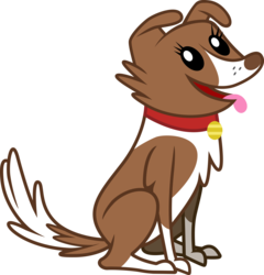 Size: 7761x8099 | Tagged: safe, artist:fureox, winona, dog, g4, absurd resolution, female, simple background, solo, transparent background, vector