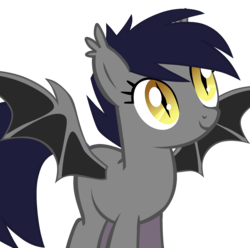 Size: 2152x2132 | Tagged: artist needed, source needed, safe, oc, oc only, oc:echo, bat pony, pony, 1st oc:echo post on derpibooru, solo