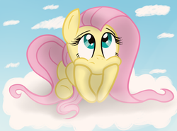 Size: 1024x759 | Tagged: safe, artist:emedina13, artist:otto720, fluttershy, g4, bored, female, solo