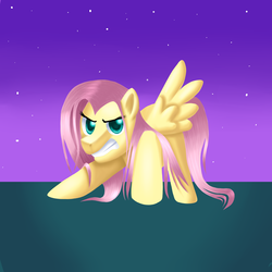 Size: 3000x3000 | Tagged: safe, artist:shadowpaint-lisam, fluttershy, g4, female, solo