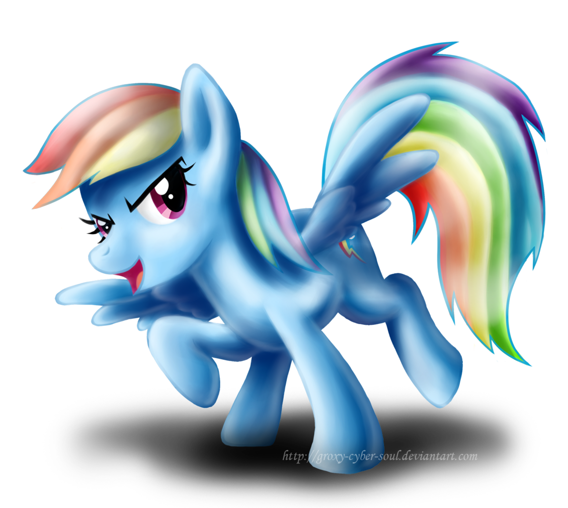 #365446 - safe, artist:groxy-cyber-soul, rainbow dash, female, solo ...