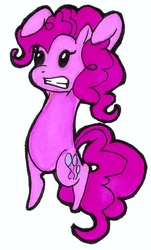 Size: 719x1194 | Tagged: safe, artist:dannysartden, pinkie pie, g4, female, solo