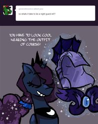 Size: 652x829 | Tagged: safe, artist:herny, princess luna, luna-afterdark, g4, armor, female, night guard, solo