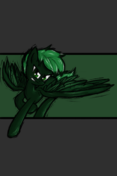 Size: 320x480 | Tagged: safe, artist:thealmightydove, oc, oc only, pegasus, pony, solo