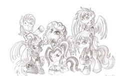 Size: 3704x2268 | Tagged: safe, artist:piterq12, crisis equestria, elements of chaos