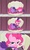 Size: 1280x2160 | Tagged: safe, artist:capnpea, edit, edited screencap, screencap, pinkie pie, g4, over a barrel, bedroom eyes, fimbriae, nightmare fuel, not salmon, saloon dress, saloon pinkie, wat