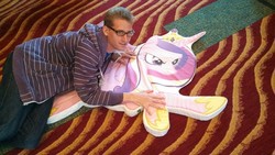 Size: 1280x720 | Tagged: safe, princess cadance, human, g4, irl, irl human, photo, pillow