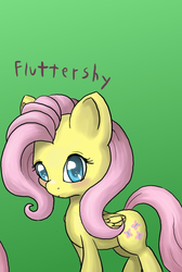 Size: 436x650 | Tagged: safe, artist:thezebrabee, fluttershy, g4, cute, explicit source, female, solo