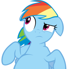 Size: 5000x4898 | Tagged: safe, artist:richhap, rainbow dash, pegasus, pony, g4, lesson zero, absurd resolution, belly, female, simple background, solo, transparent background, tubby wubby pony waifu, vector