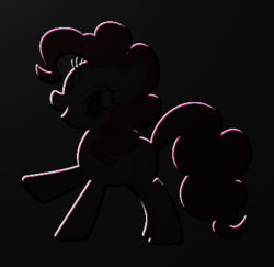 Size: 486x472 | Tagged: safe, pinkie pie, g4, female, silhouette, solo, svg