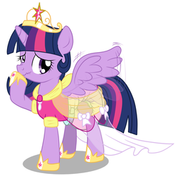 Size: 1500x1500 | Tagged: safe, artist:fillyscoots42, twilight sparkle, alicorn, pony, g4, clothes, coronation dress, diaper, diaper fetish, diaper under clothes, dress, female, fetish, mare, non-baby in diaper, poofy diaper, simple background, solo, twilight sparkle (alicorn), white background, x-ray