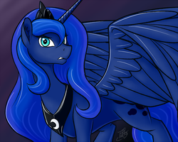 Size: 1000x800 | Tagged: safe, artist:tlatophat, princess luna, g4, female, solo