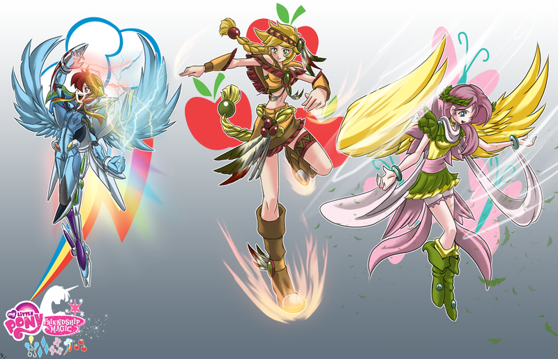 366177 Applejack Artist Mauroz Belly Button Clothes Comic La Magia De La Amistad Dress Fluttershy Human Humanized Magical Girl Midriff My Little Pony Logo Rainbow Dash Safe Skirt Derpibooru Su trabajo es despejar el cielo de ponyville. 366177 applejack artist mauroz